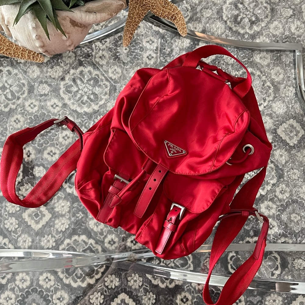 Prada Tessuto Drawstring Backpack